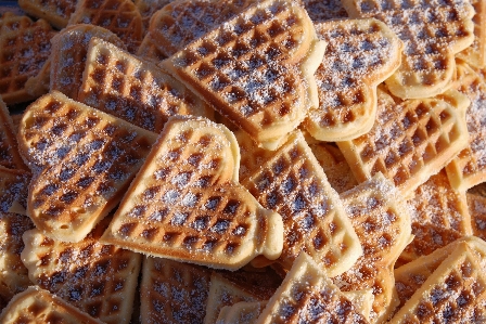 Heart pattern dish meal Photo