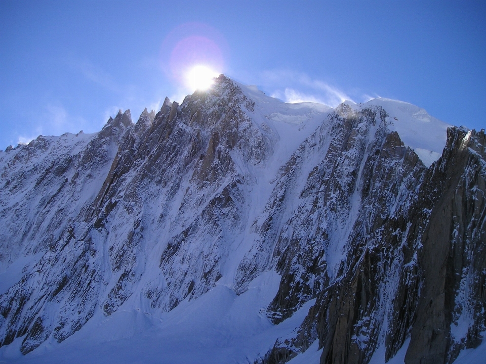 Wilderness mountain snow winter