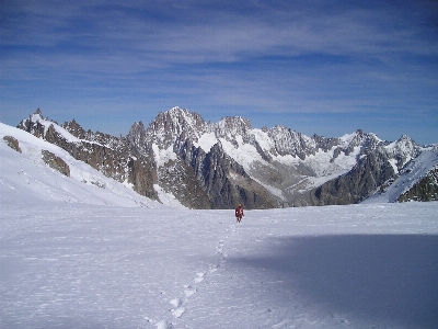 Mountain snow winter alone Photo