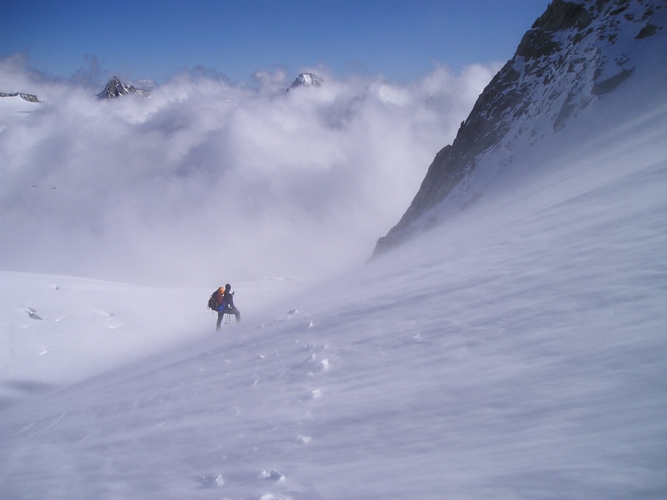 Montagne neige froid hiver