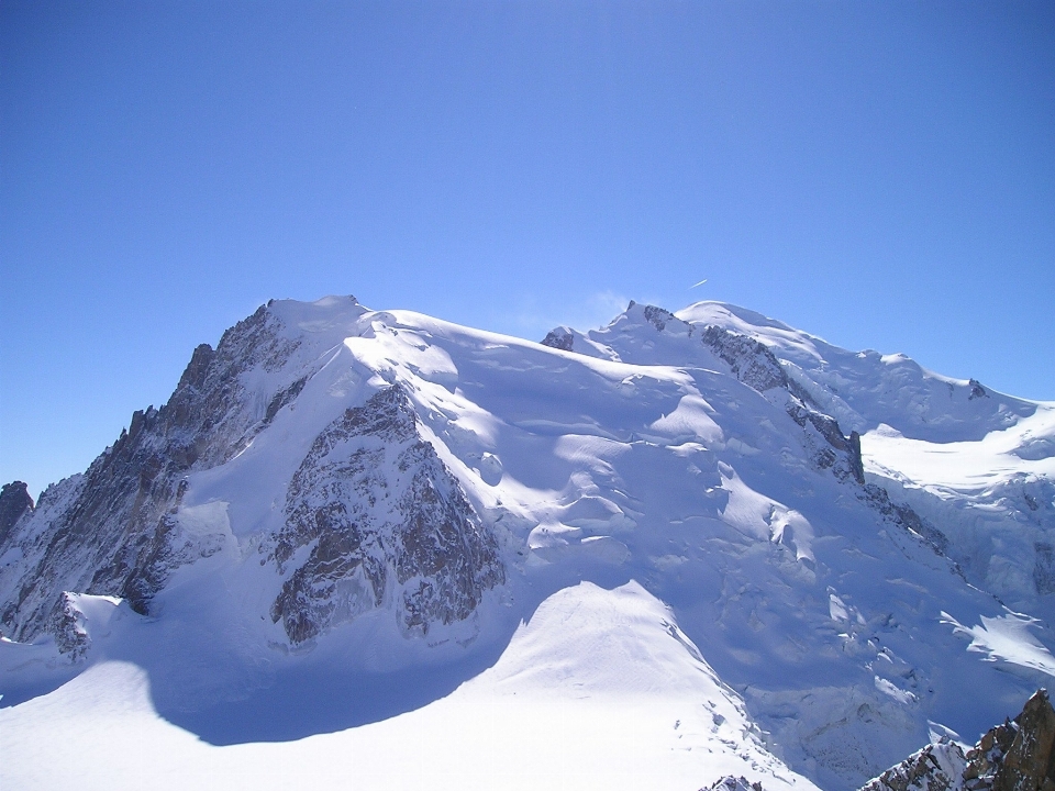 Montanha neve inverno cadeia de montanhas
