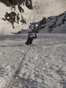 Mountain snow winter adventure Photo