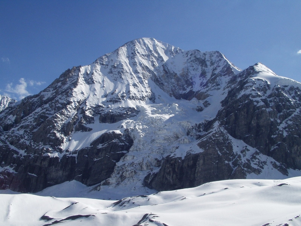 Montagne neige froid hiver