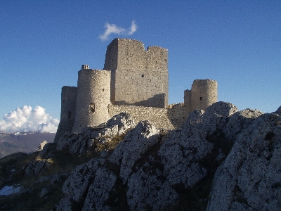 Rock mountain building old Photo