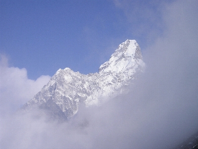 Mountain snow winter cloud Photo