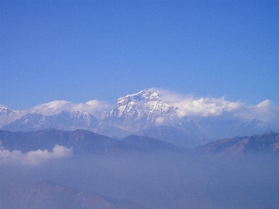 Mountain snow cloud sky Photo