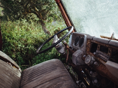 Car old jeep rust Photo