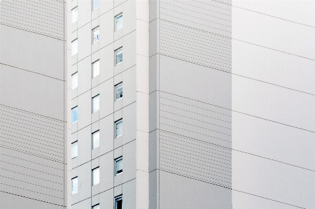 Wall line facade tower block Photo