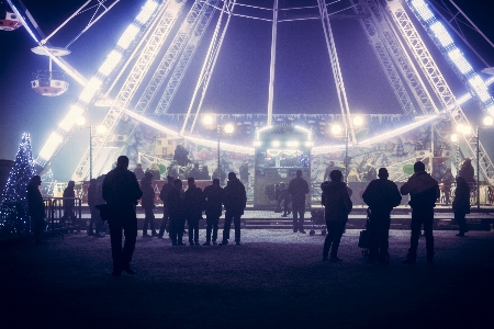 Outdoor cold winter light Photo