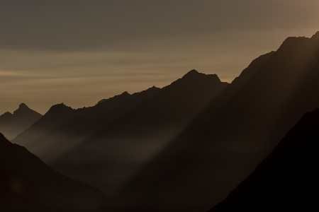 Landscape rock horizon silhouette Photo