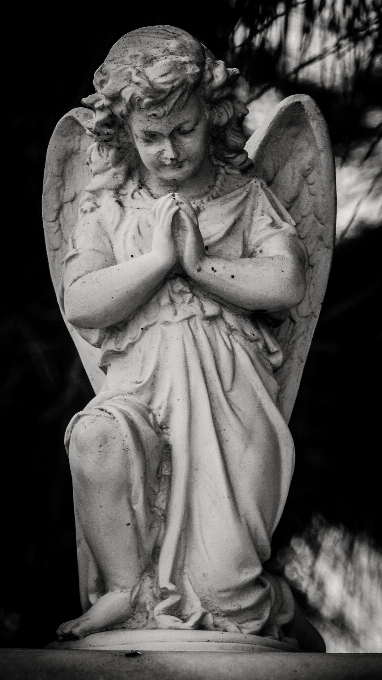 Noir et blanc
 monument statue paradis