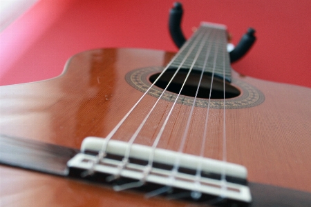 Music guitar acoustic perspective Photo