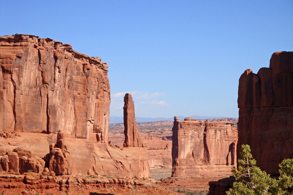 Landscape rock architecture valley