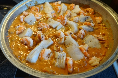 Gericht essen produzieren fisch Foto