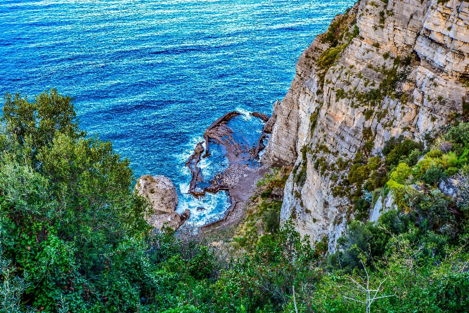 Morze wybrzeże woda rock