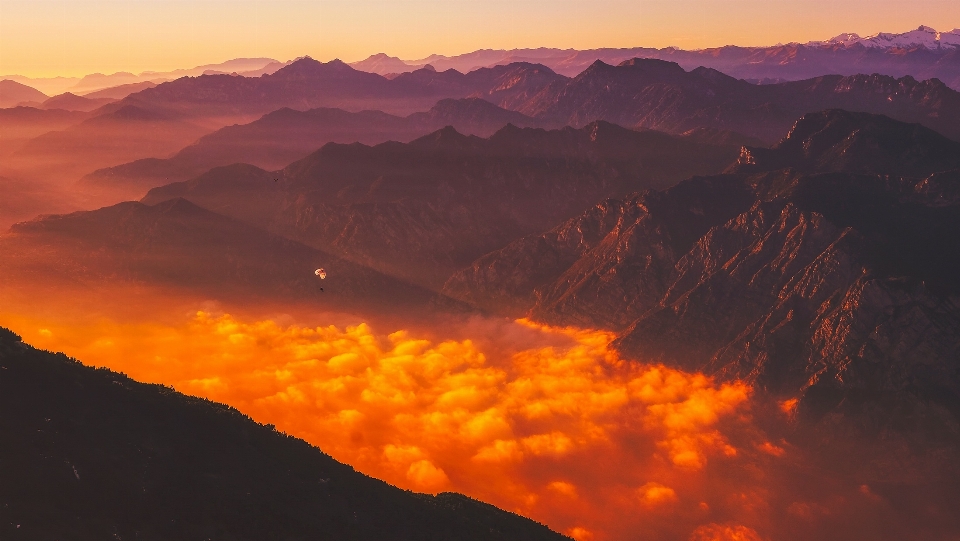 景观 自然 地平线 山