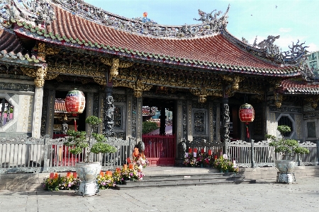 Dach gebäude palast buddhismus Foto