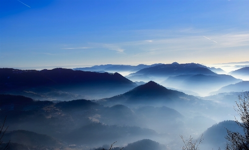 Nature horizon mountain snow Photo