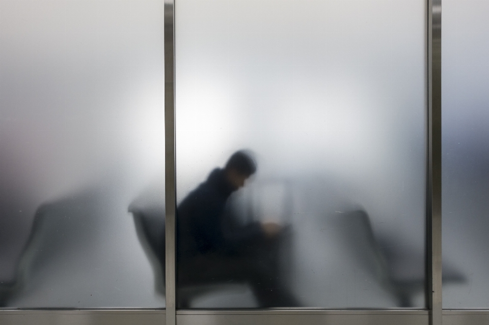 Lumière personnes blanc aéroport