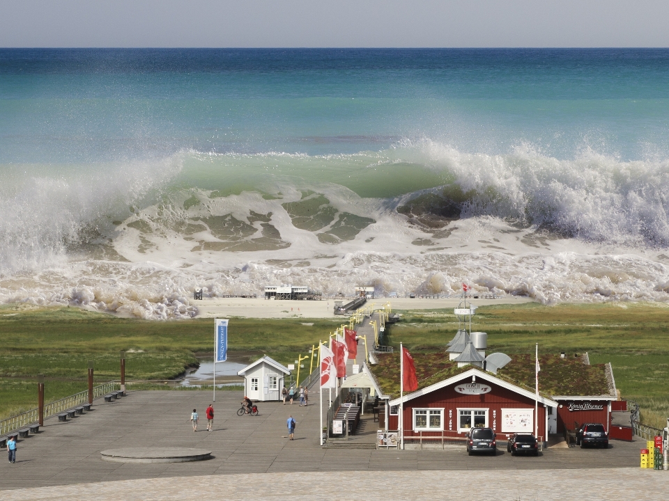 Plaża morze wybrzeże ocean