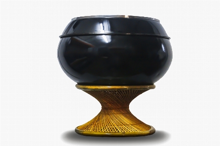 Glass vase bowl buddhist Photo