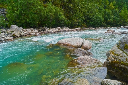 Water creek hiking fall Photo