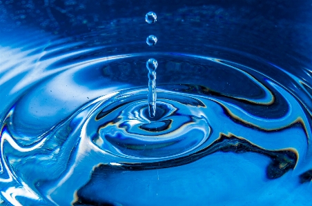 Water drop liquid wave Photo