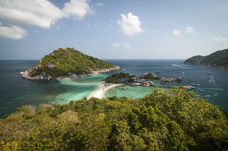 Beach landscape sea coast