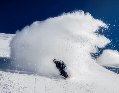 Snow winter wave weather Photo