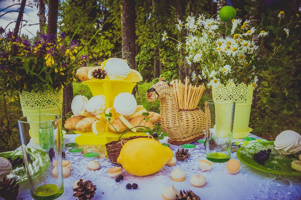 Blume sommer strauß mahlzeit