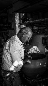 Foto Uomo lavorando persona bianco e nero
