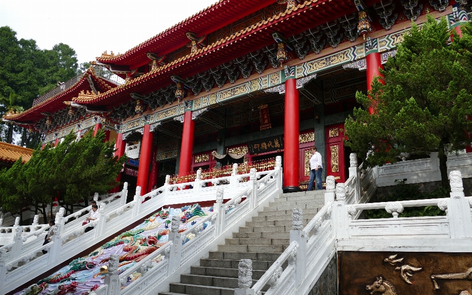 Roof building buddhism religion