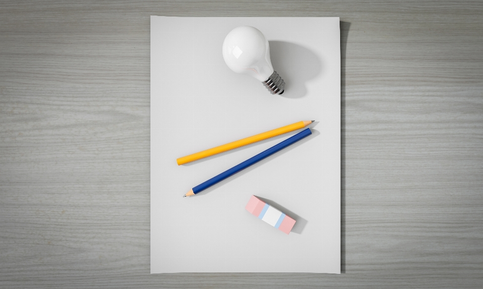 Desk table creative white