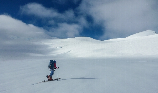 自然 山 雪 寒い 写真