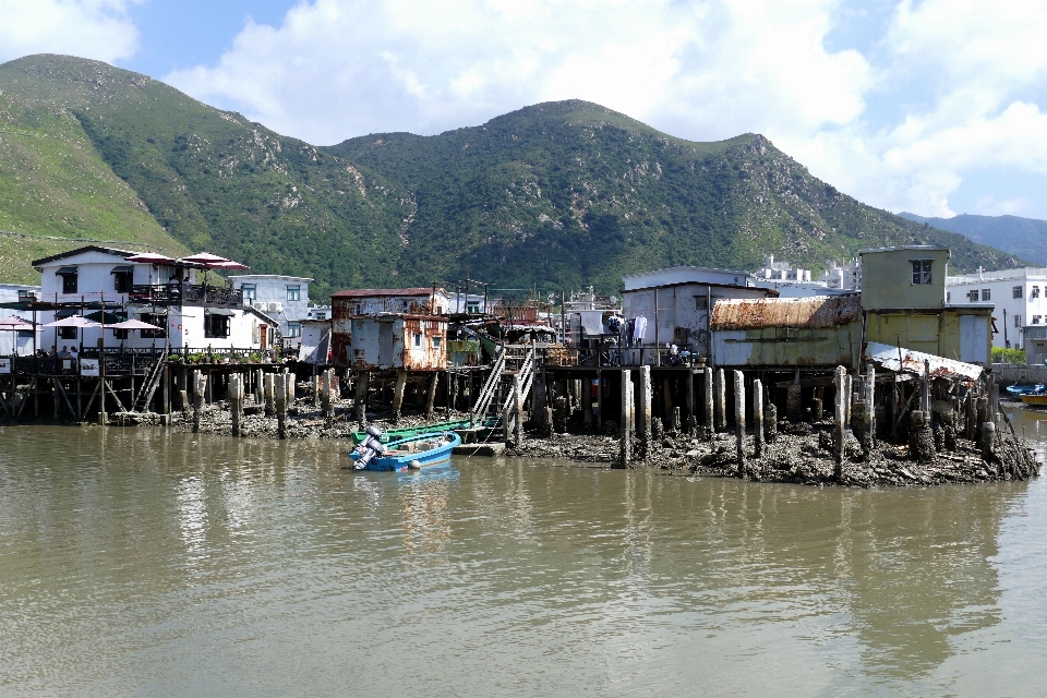 Meer wasser berg boot