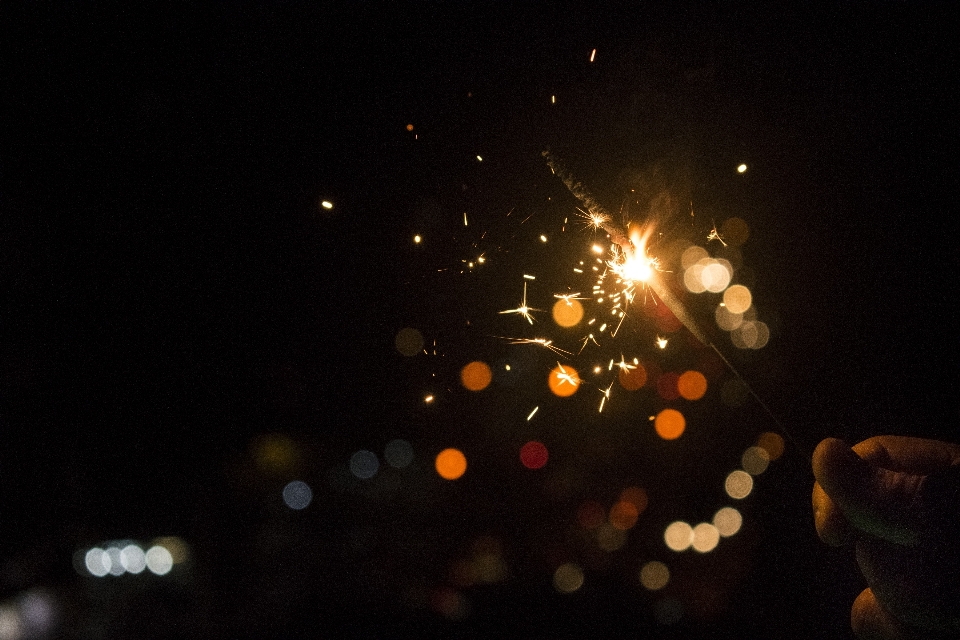 Leggero bokeh
 notte fiore