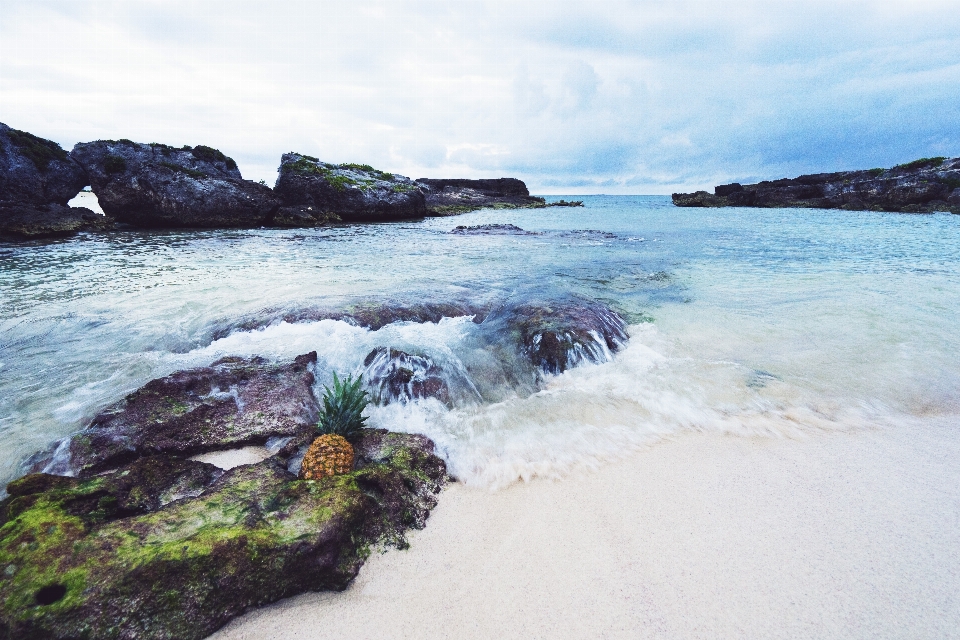 Pantai lanskap laut pesisir