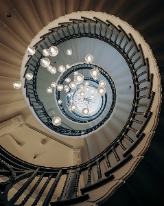 Light architecture wheel spiral Photo