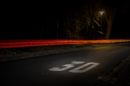 Light blur road street Photo