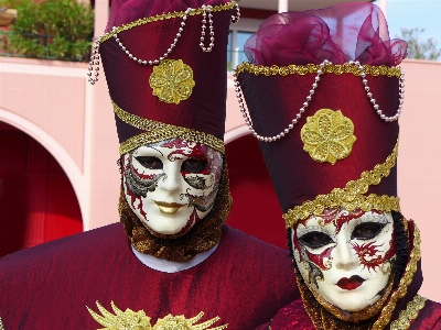 Foto Karnaval pakaian festival masker