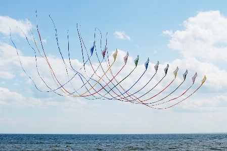 Sky wave wind flying Photo