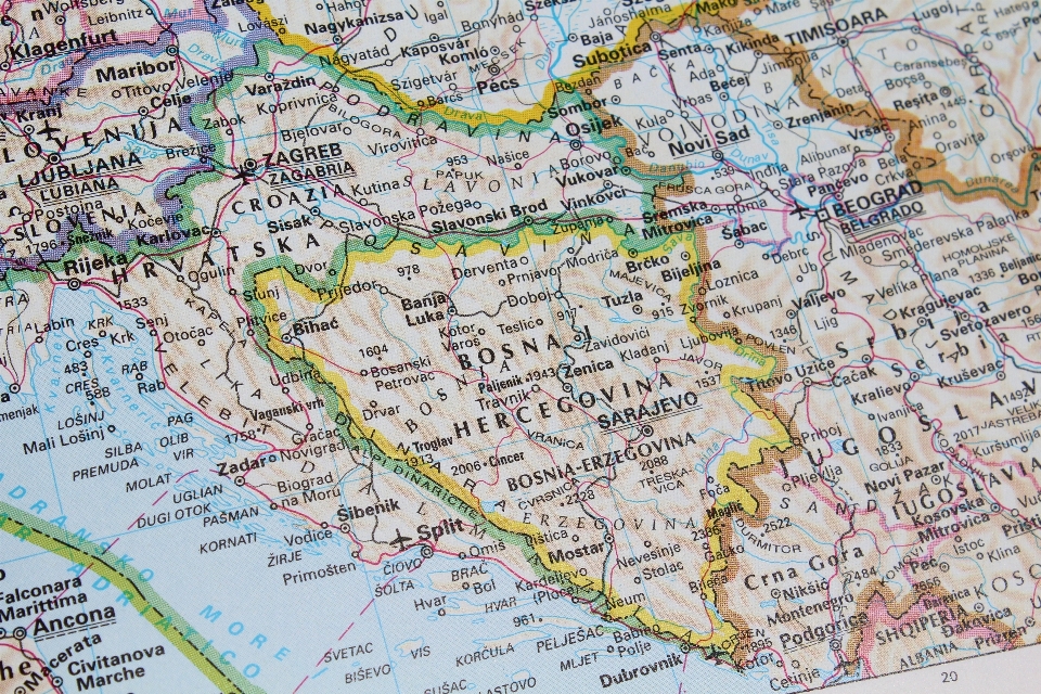 Soil map croatia bosnia herzegovina