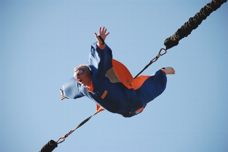 Flower adventure jumping show Photo