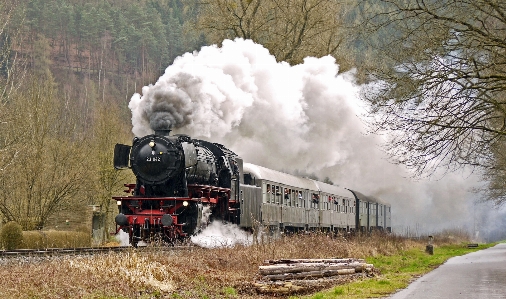 Track railway steam train Photo