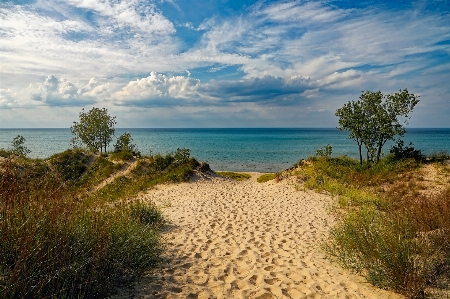 Beach landscape sea coast Photo