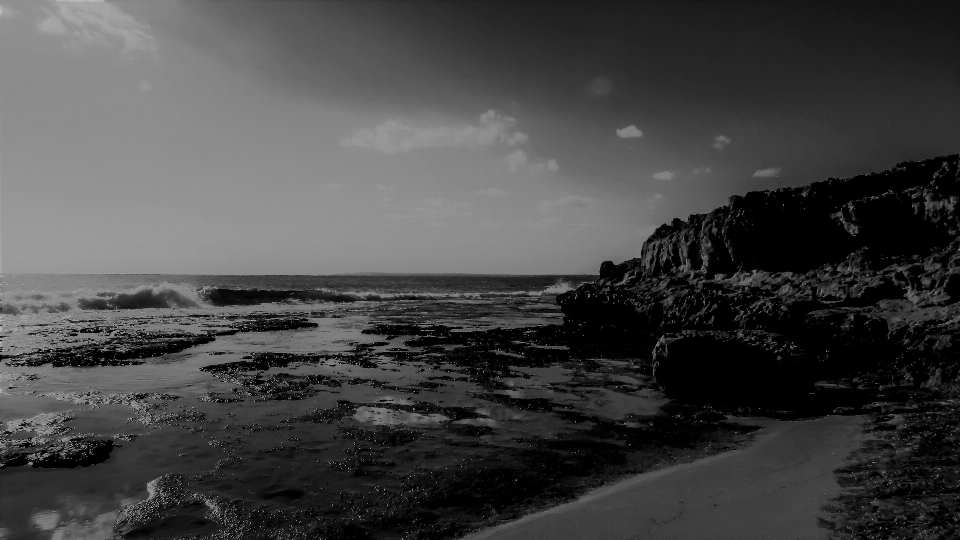 Pantai lanskap laut pesisir