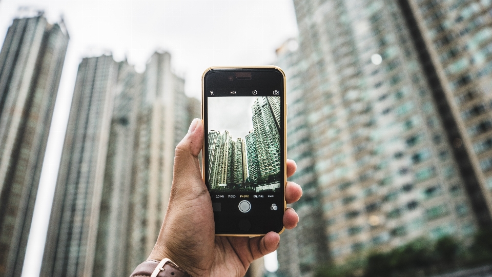 Iphone hand verwischen technologie