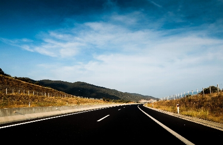 Landscape horizon mountain fence Photo