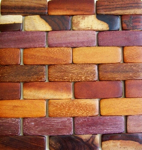 Wood floor wall tile Photo