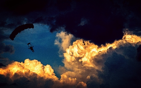 Cloud sky sunset sport Photo